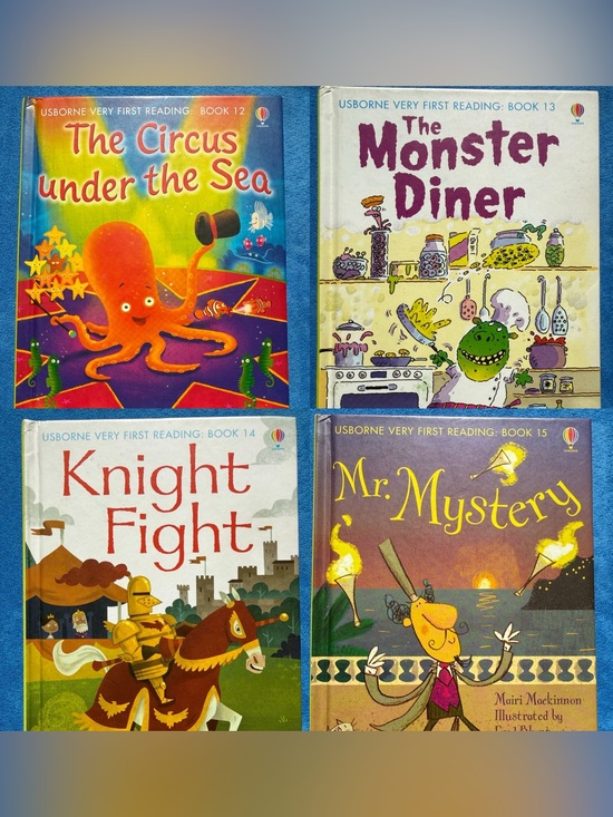 usborne Other - Usborne Book Hardcover Lot - Very First Reading Books 12-15